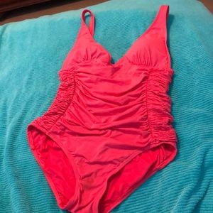 DKNY Super Sliming Ruched One Piece